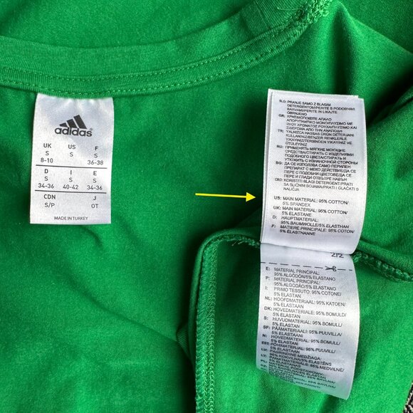 Green Adidas Soft T-Shirt Boston Marathon Shamrocks - Picture 5 of 12